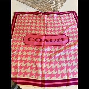 Silk Coach scarf